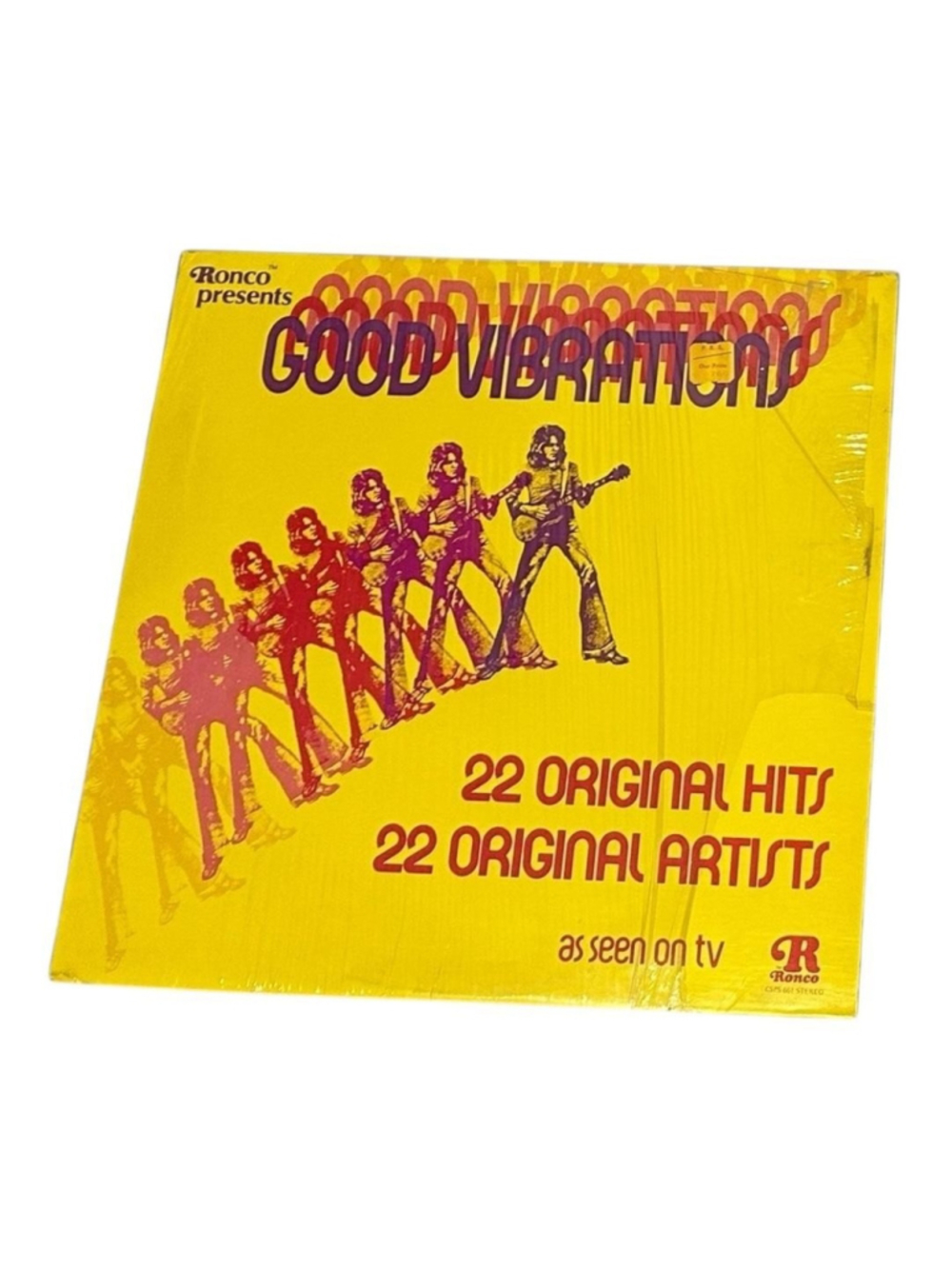 Vintage Various Artists Good Vibrations 12" Black Vinyl LP 1973 Ronco Pop Rock